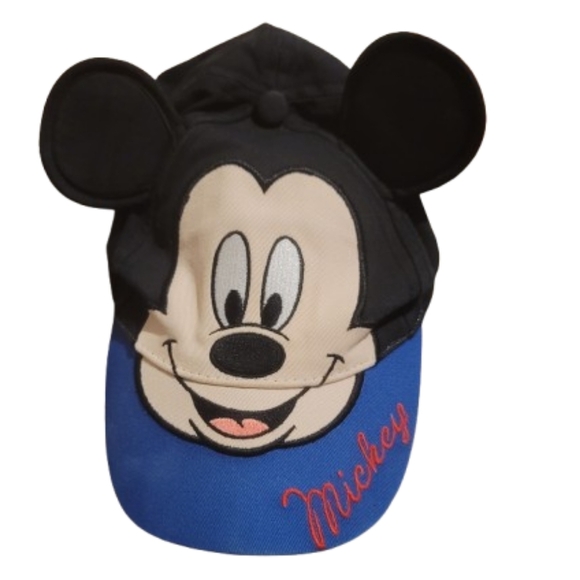 Disney Other - Disney Red and White Fabric Labelsds OSFM Unisex Mickey Mouse